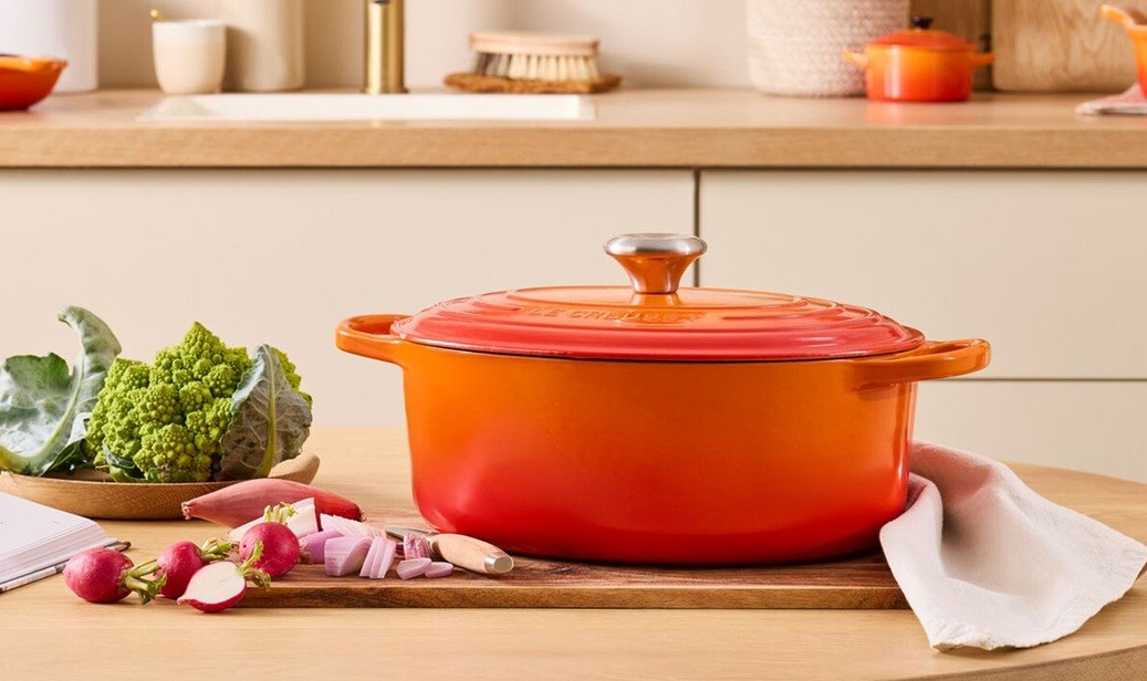 Le Creuset Bräter oval in Ofenrot